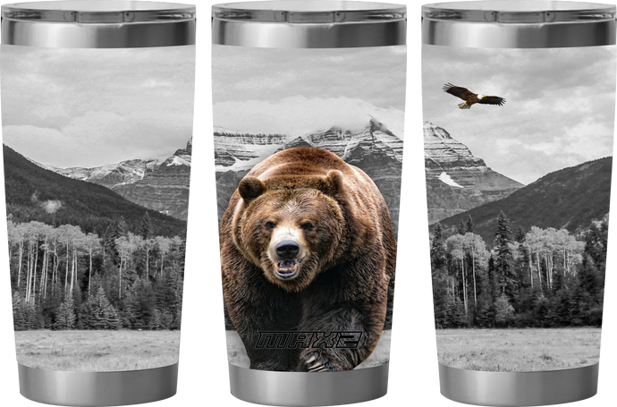 MAX2 Tumbler Grizzly Bear Hunting Tumbler 